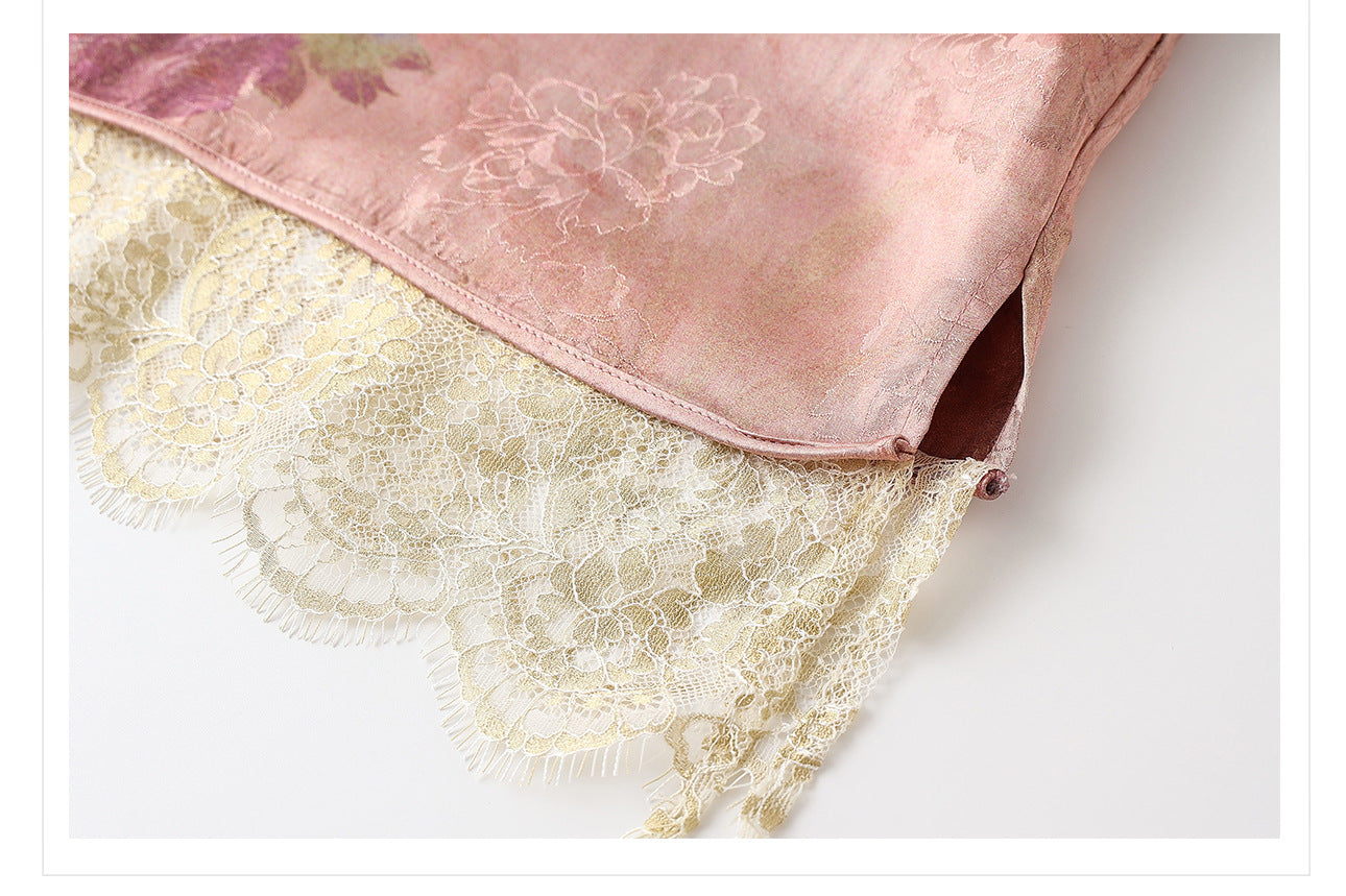 2025 New Chinese Style Light Luxury Jacket | Elegant Printed Rayon Women's Top