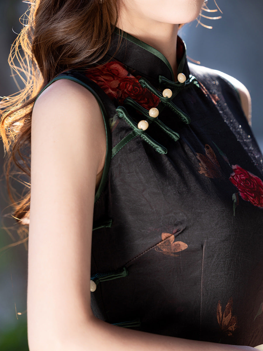 New Chinese Style Qipao – Elegant Daily Wear Dress for Girls