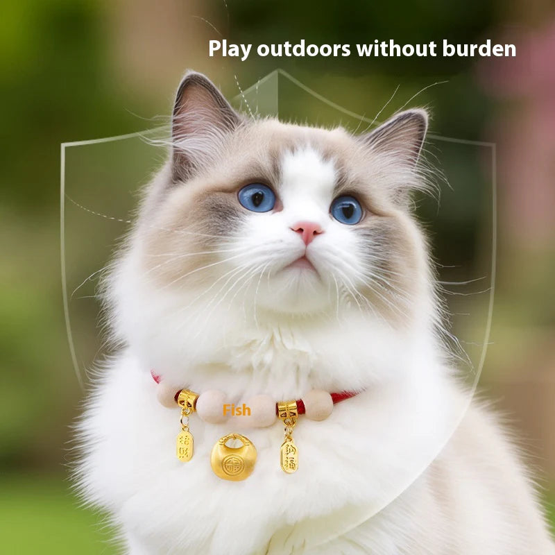 Natural Repellent Cat Collar for Kittens & Puppies — Flea & Ant Guard