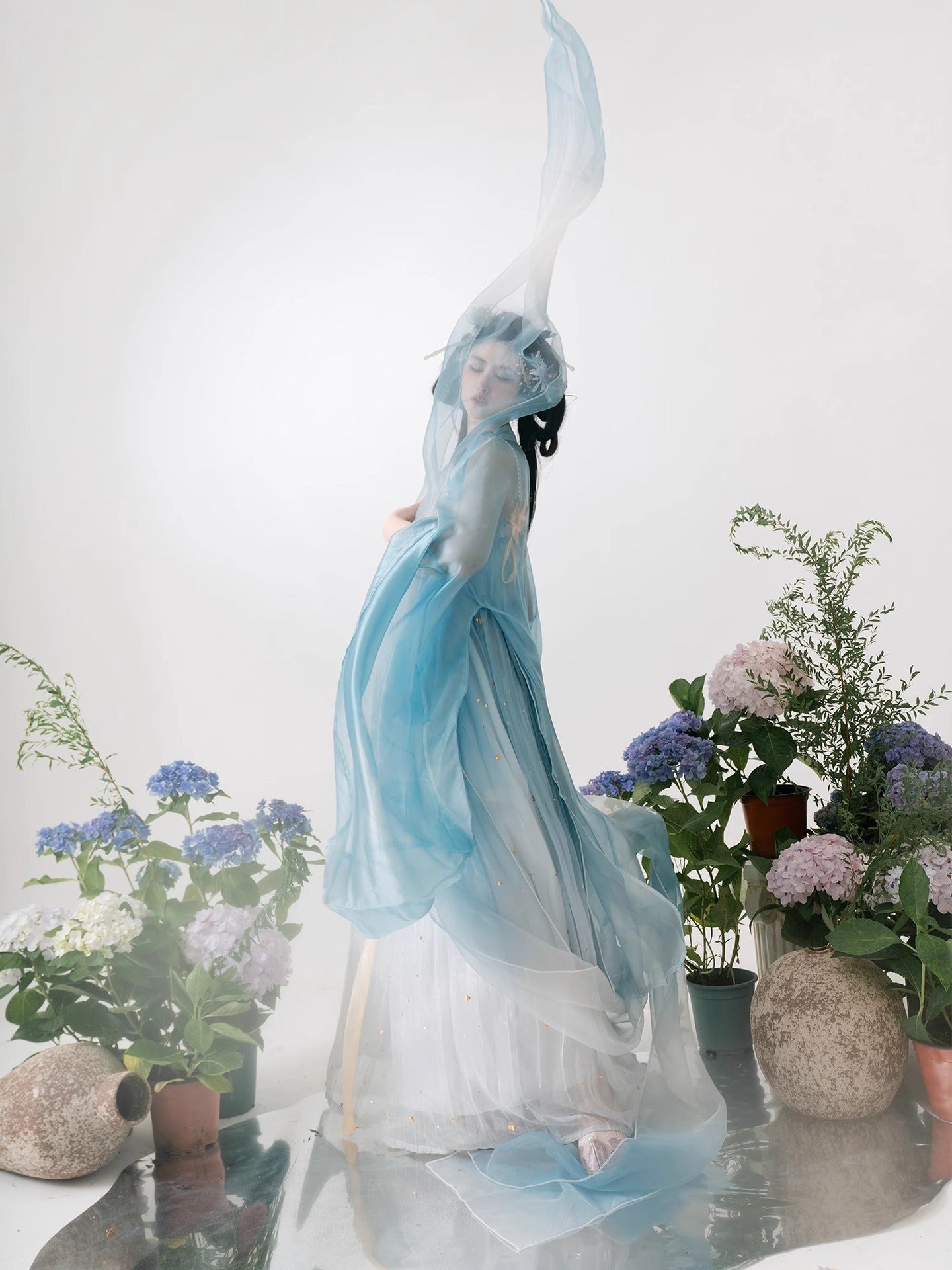 Immortal Cultivation Hanfu — Spring Summer Elegant Tang Style Set