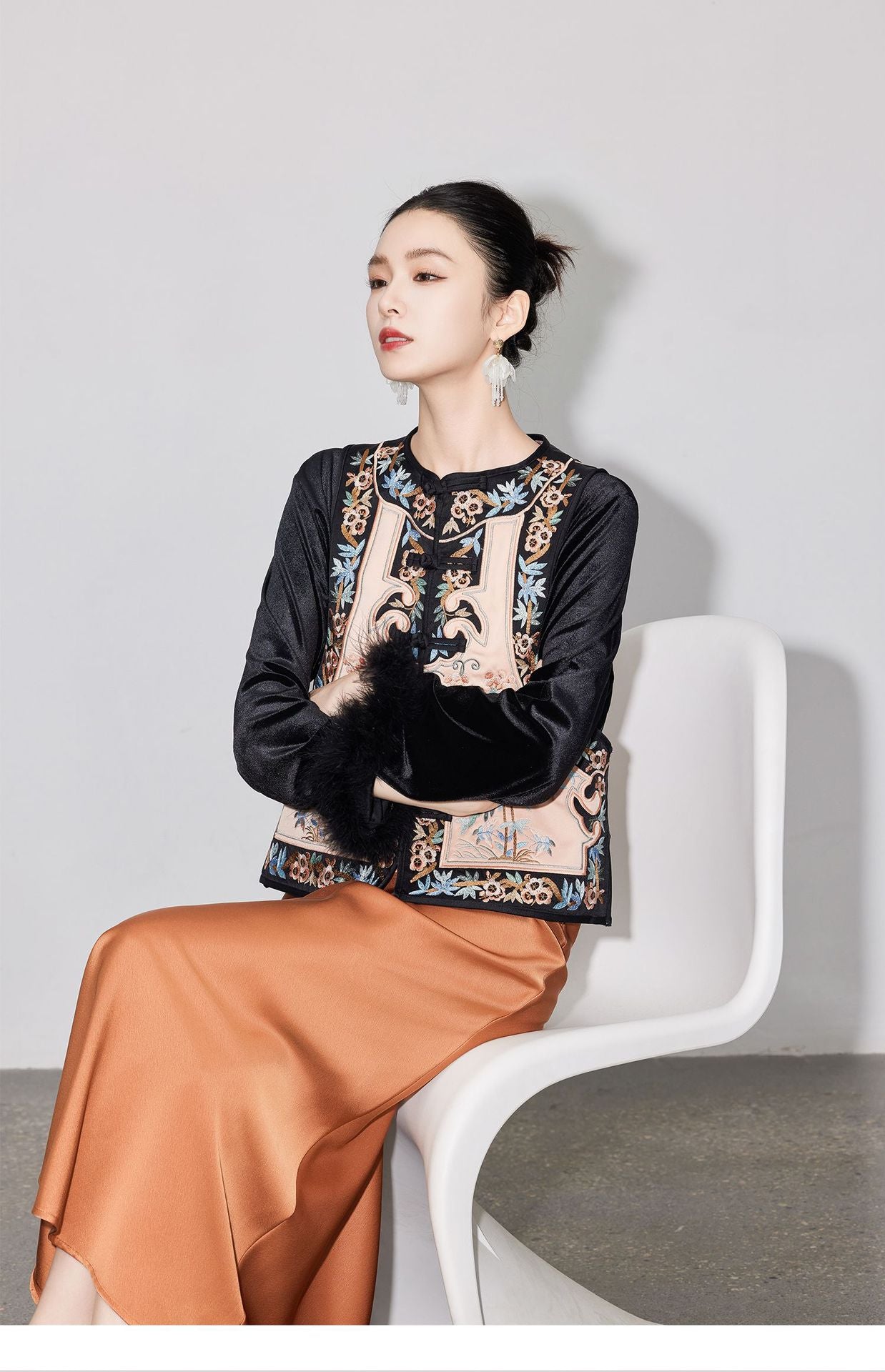 Elegant High-End Asymmetrical Mermaid Skirt