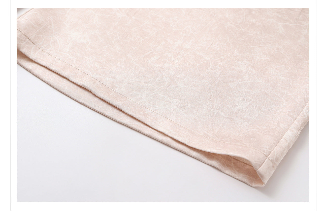 National Style2025Summer New Beaded Embroidery New Chinese Style Sequin Mermaid Skirt Vest Pants Set