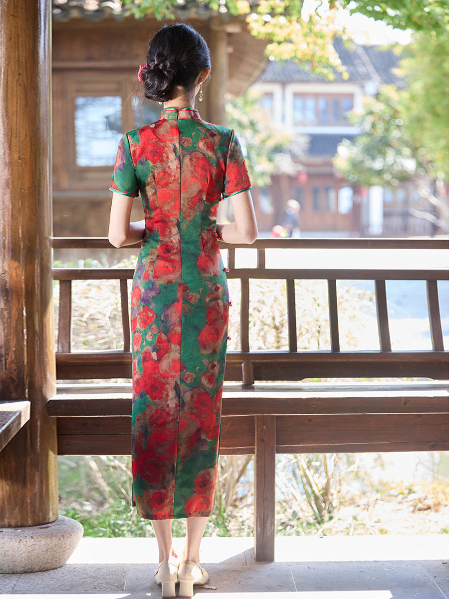 High-End New Chinese Style Qipao – Elegant Daily Wear