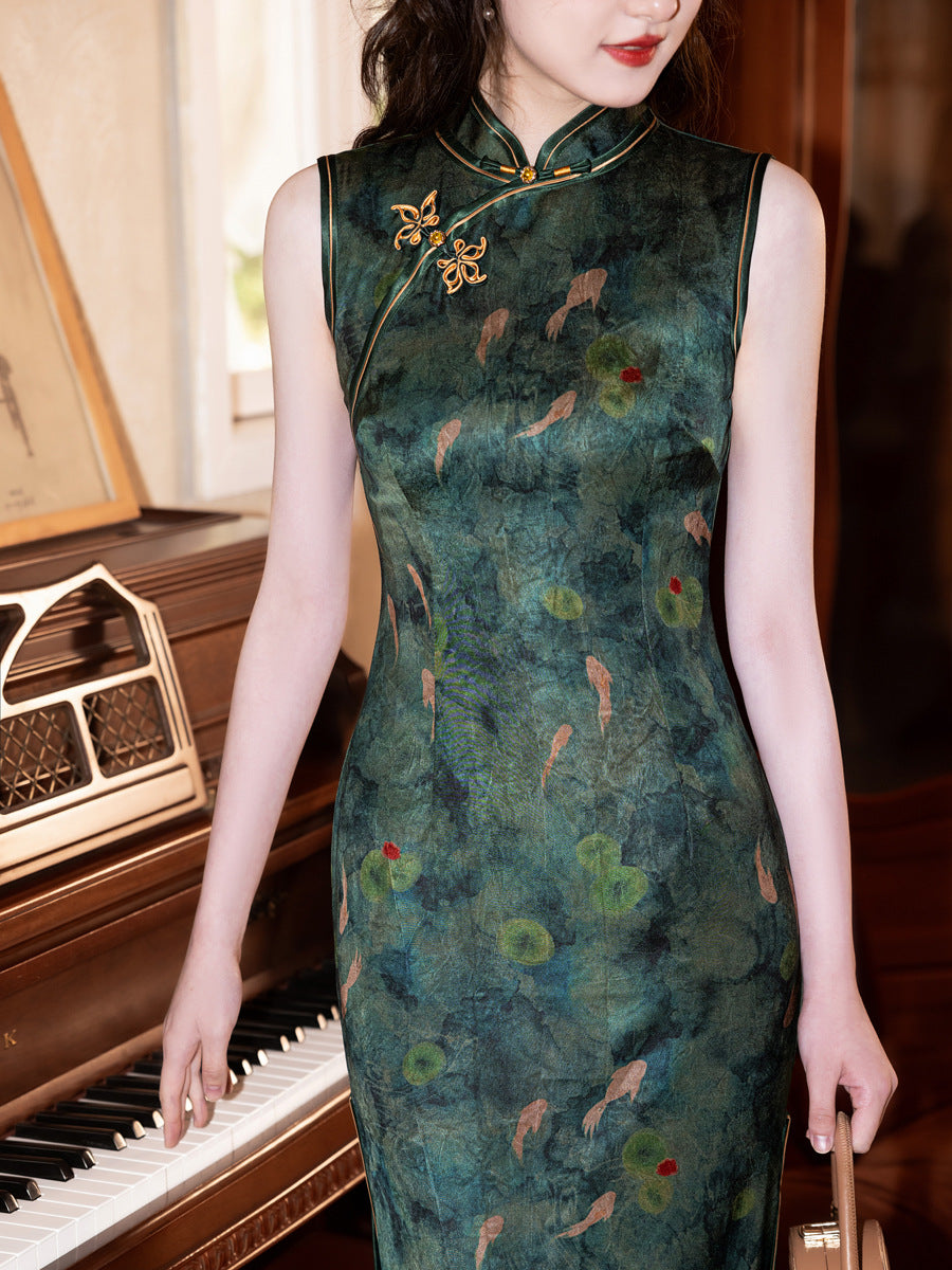 High-End New Chinese Style Qipao – Spring Summer Daily Dress