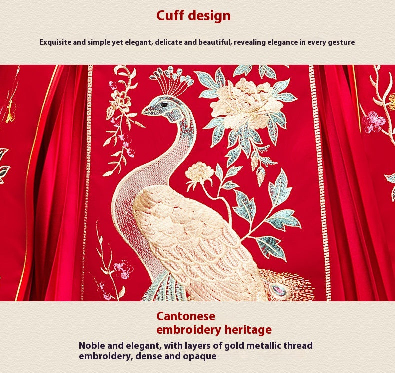 Chinese Wedding Xiuhe Dress Bride & Groom Plus Size Set