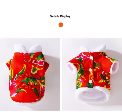 Autumn Winter Dog Coat Small Dog Teddy Yorkie Cotton Jacket