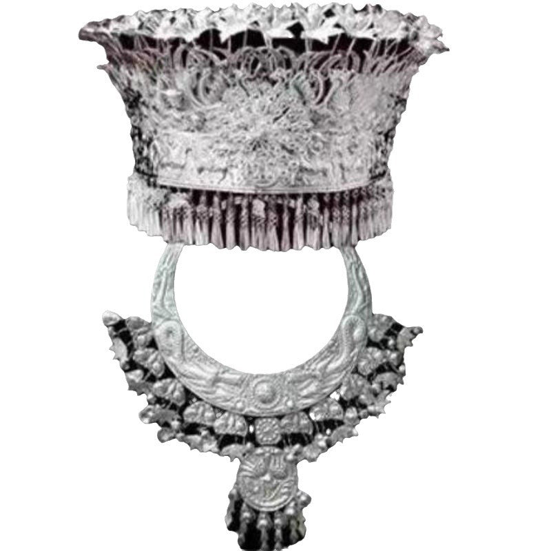 Traditional Ethnic Performance Outfit — Miao Village Inspired Set