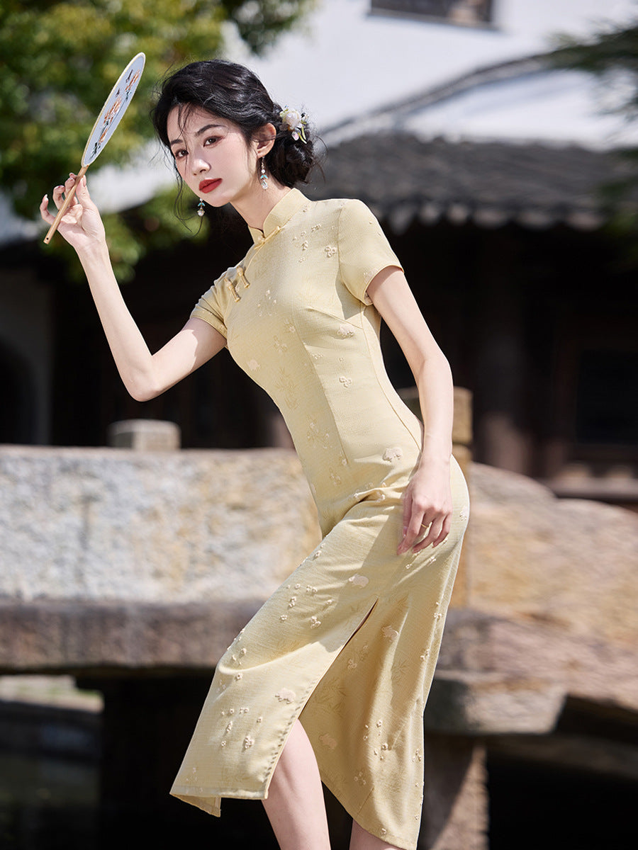Improved New Chinese Style Qipao – Petite Youth Gift Dress