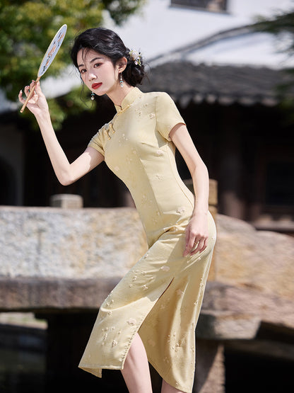 Improved New Chinese Style Qipao – Petite Youth Gift Dress