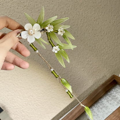 New Chinese Style Ancient Daily Hair Clip Long Tassel Side Hair Accessory