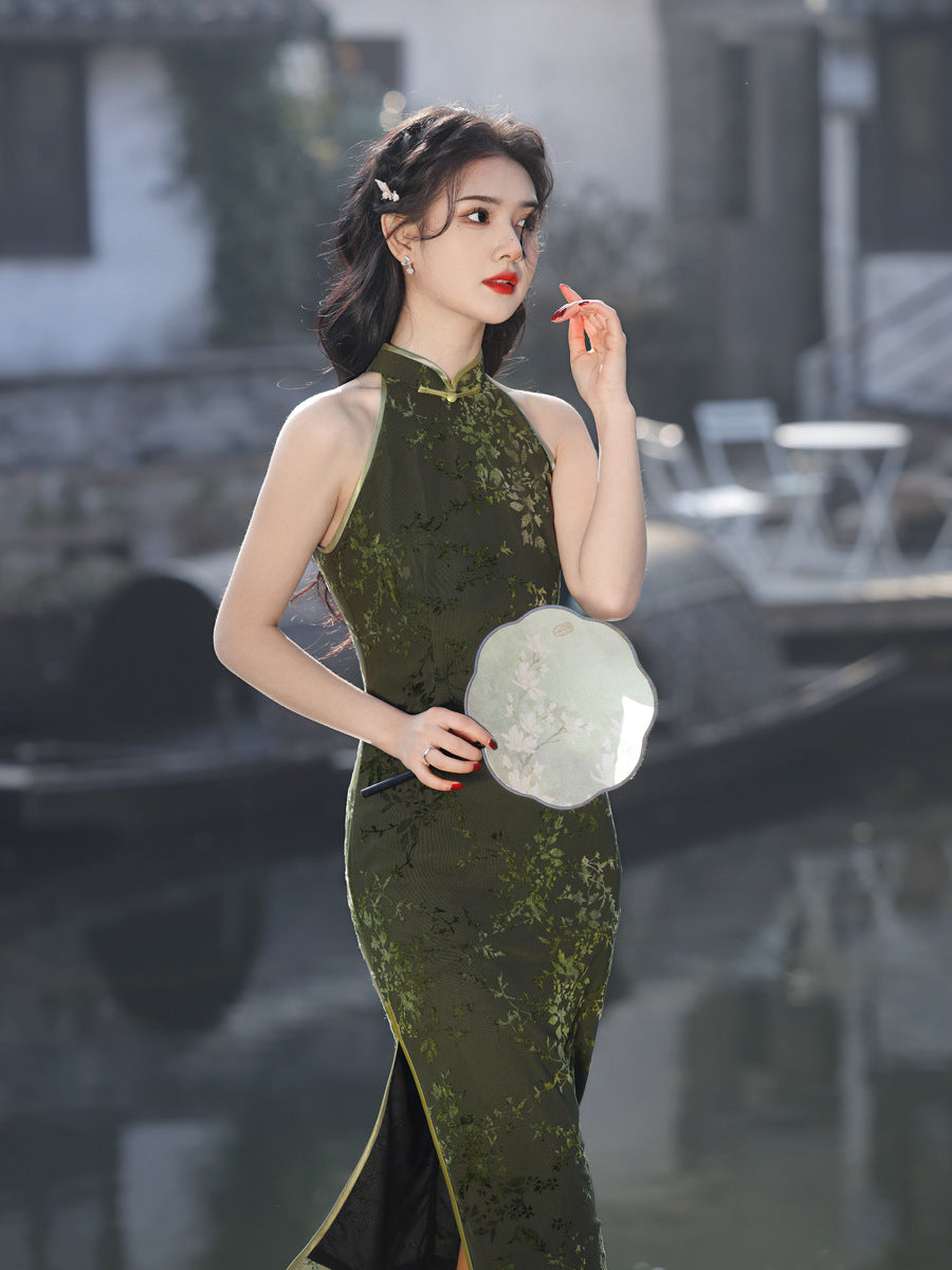 Improved Chinese Style Qipao – Fresh Daily Wear Dress