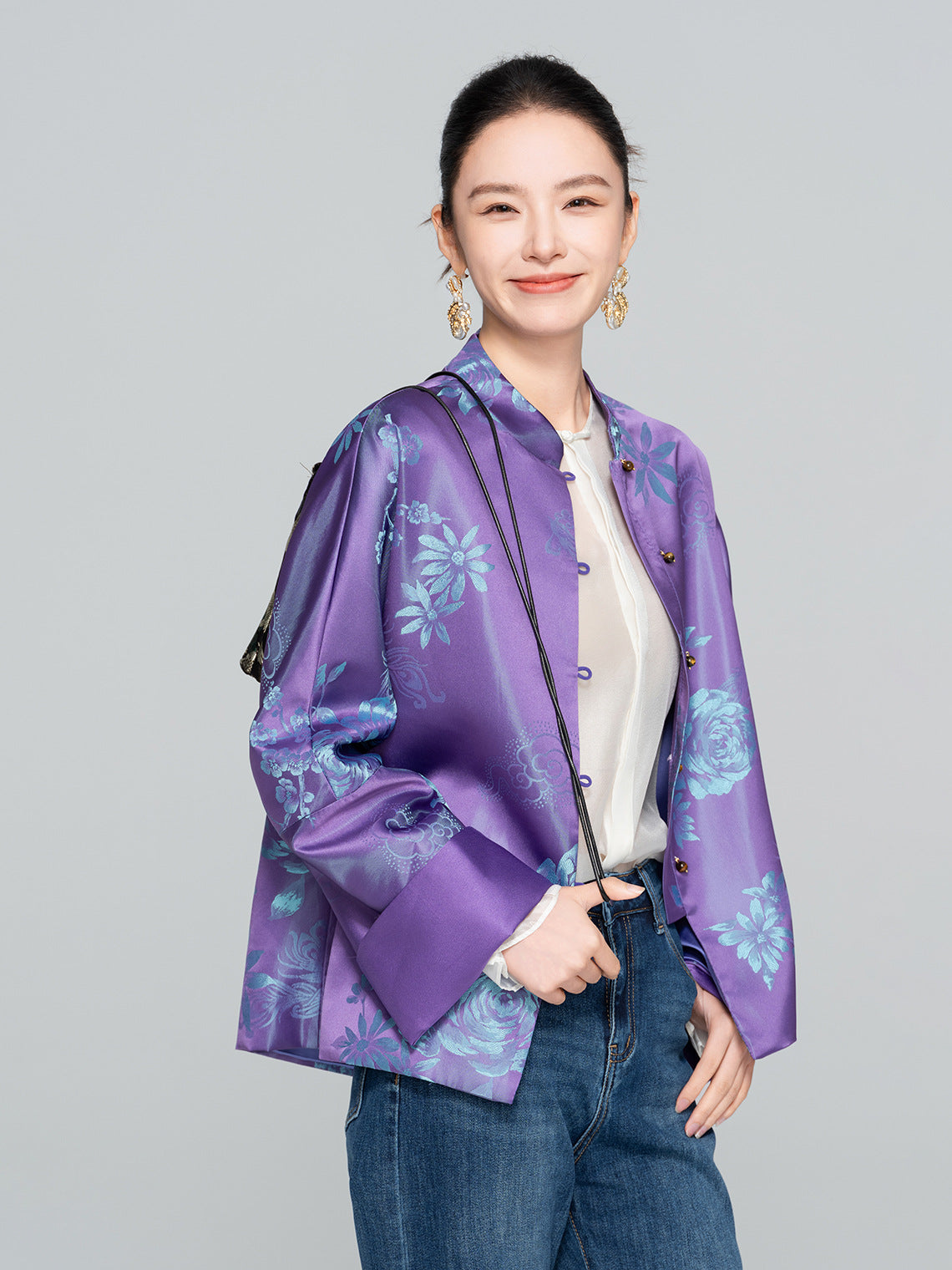 Chic Elegant Women's Jacket for Autumn