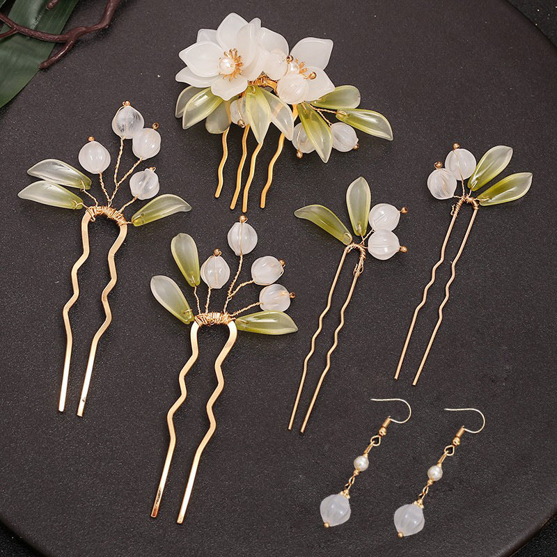 Hanfu Hair Accessories Fairy Girl Tassel Hairpin Full Set Buyao Hairpin