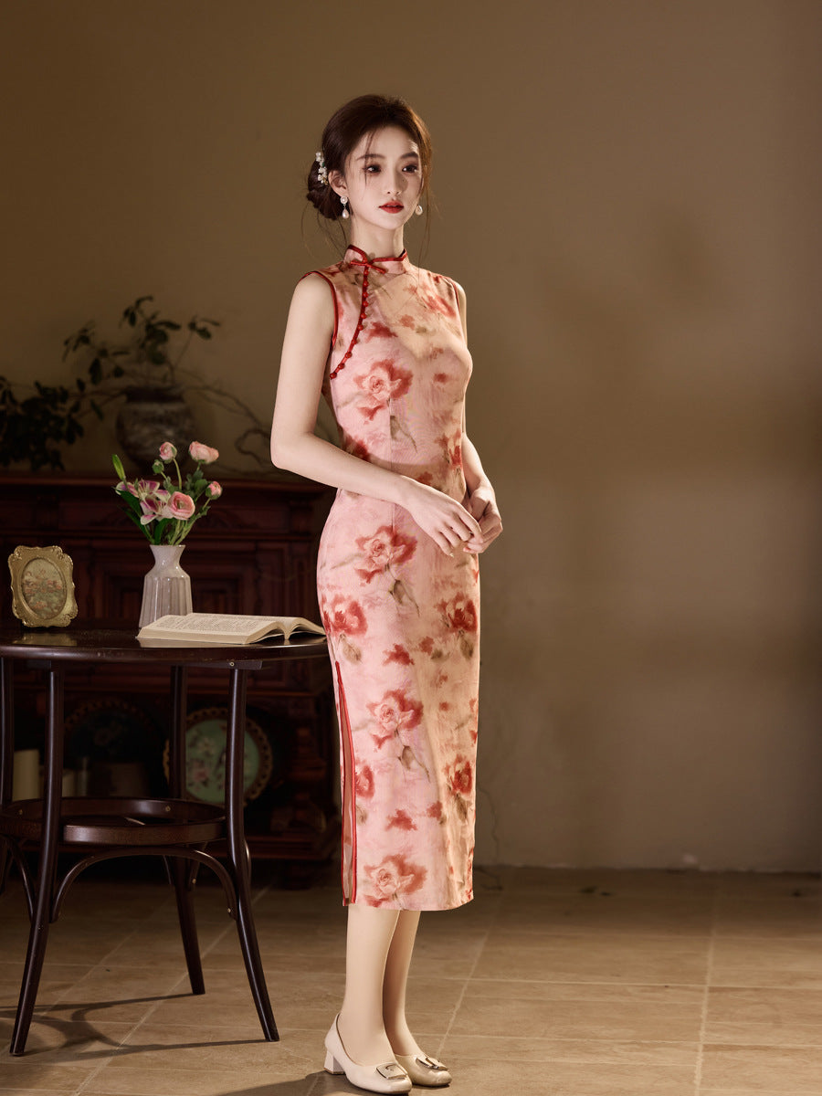 High-End Youth Cheongsam – Everyday Wear 2025 Women Dress