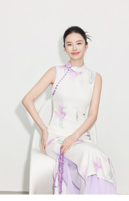 Elegant Slim Fit Chinese Dress – 2025 High-End Spring Summer