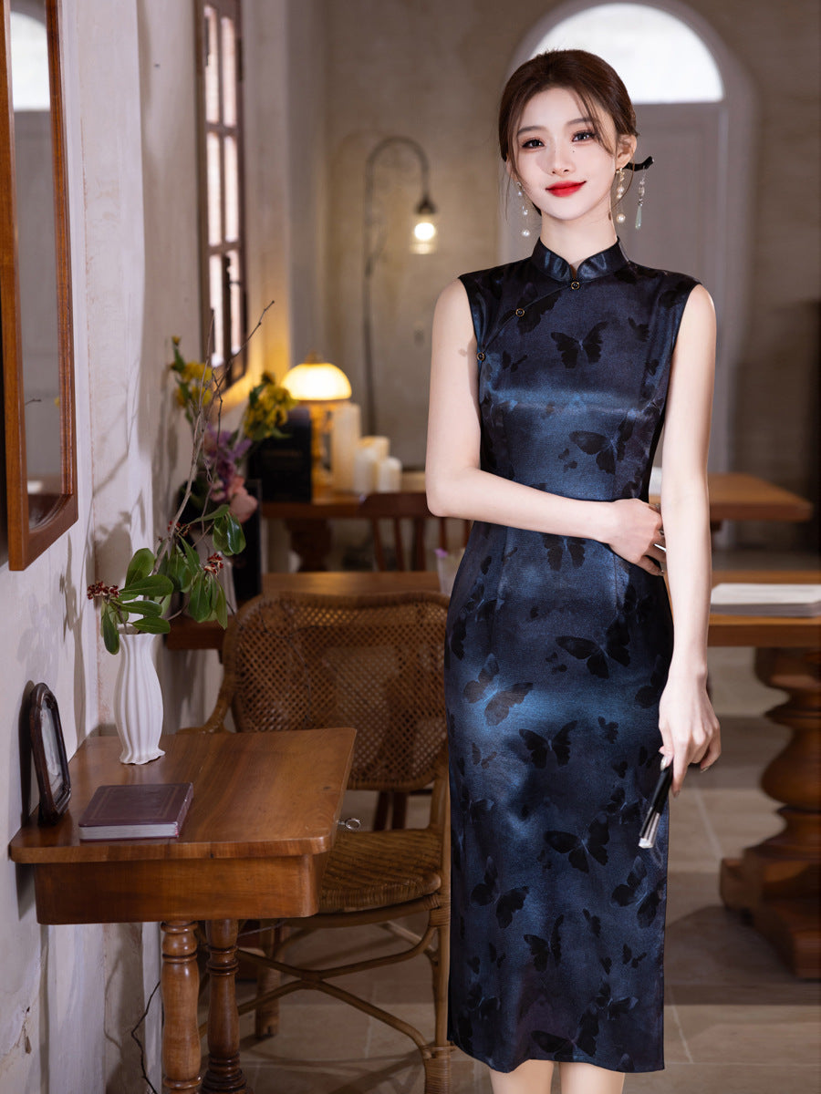 High-End Vintage Qipao – Improved New Chinese Style Dress