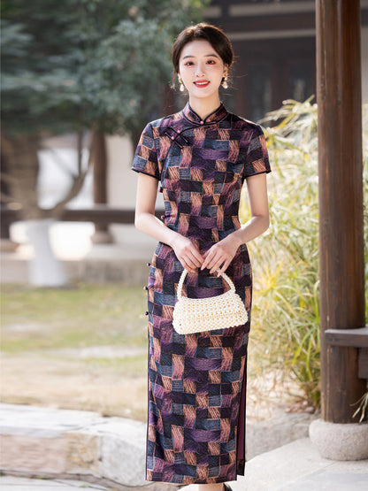 Exquisite Waist-Cinching Qipao – Elegant Everyday Wear Dress