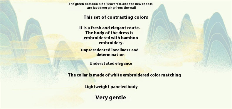 Hanfu Compatible Shoes — Inner Lift Embroidered High Heels for Women