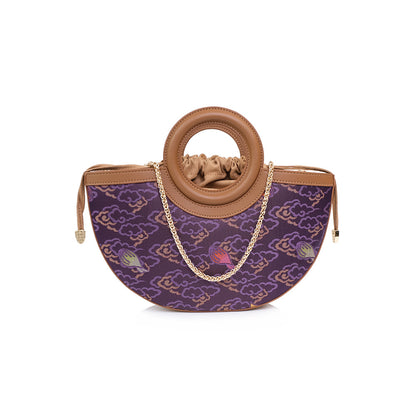 National Trend Song Brocade Shoulder Bag — Original Design Fashion Crossbody