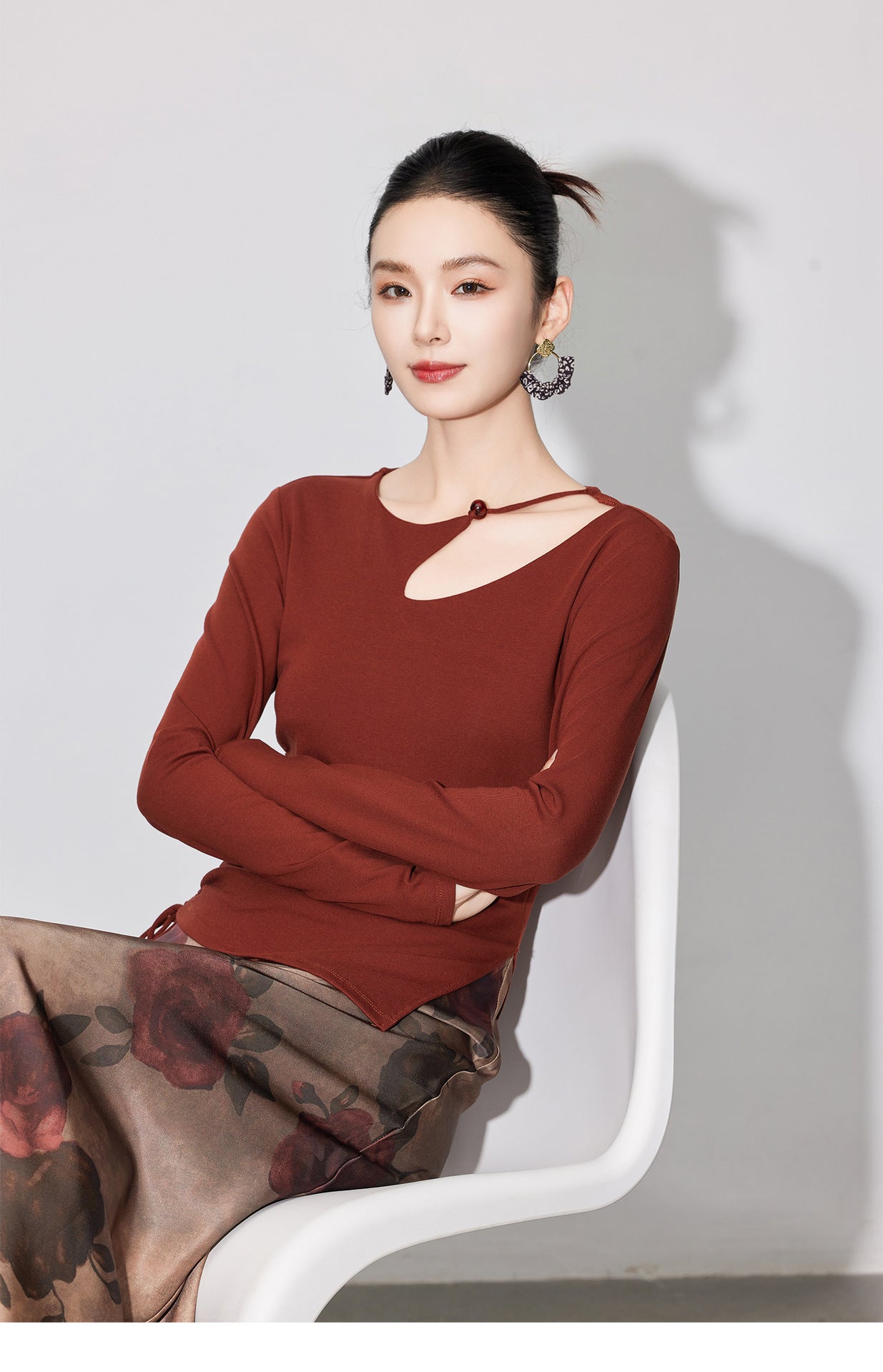 Vintage Hollow Knit Sweater