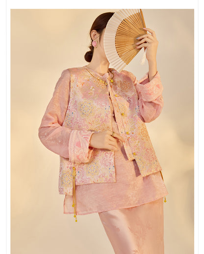 Early Autumn Retro Embroidered Vest | New Chinese Style Women's Top