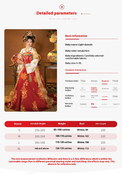 Oriental Ancient Hanfu Set — Spring Flowing Hezi Skirt Outfit