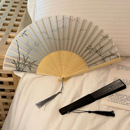 New Chinese Style Small Folding Fan — Hanfu Cheongsam Spring Summer