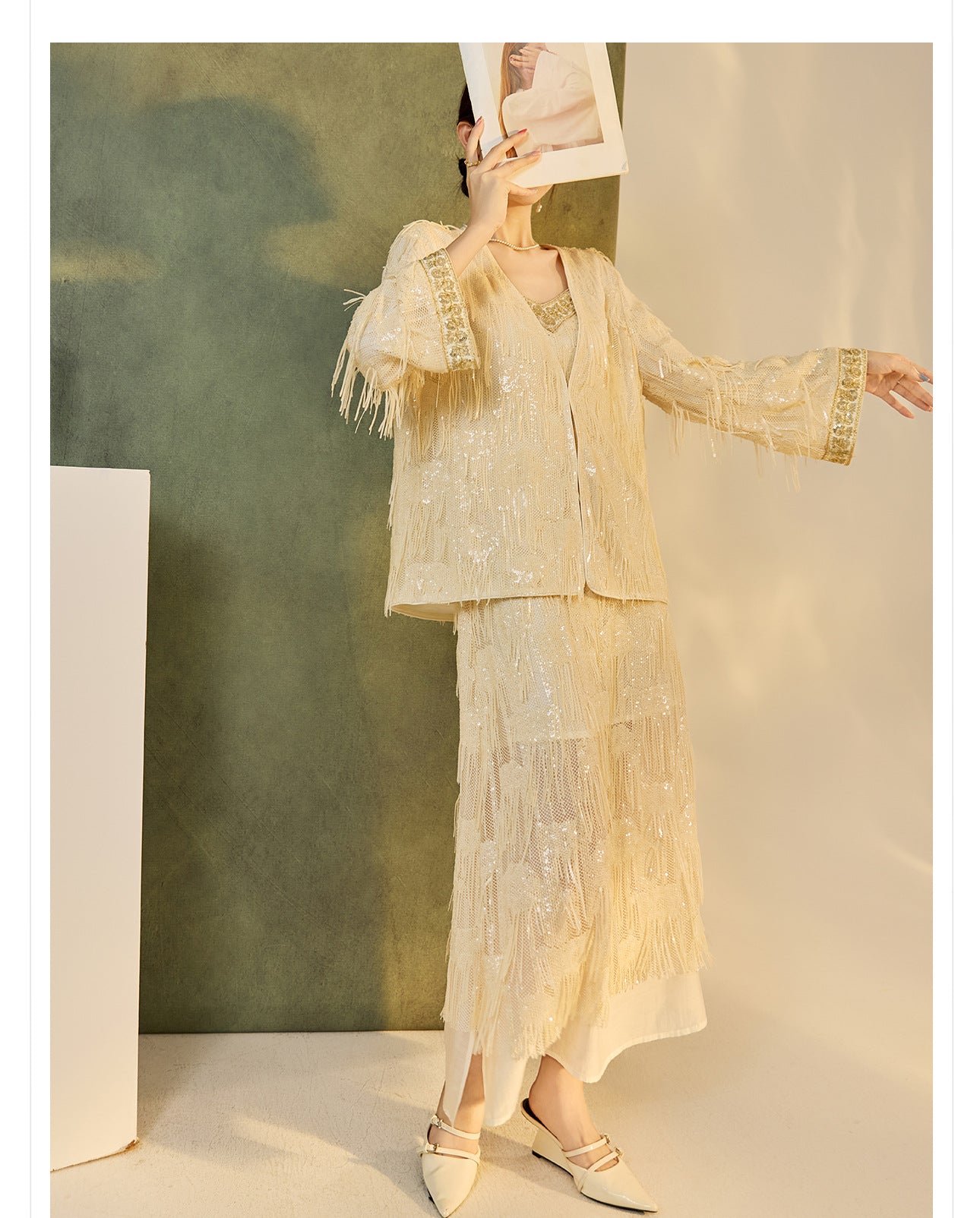 Autumn High-End Embroidered Tassel Cardigan | New Chinese Style Top