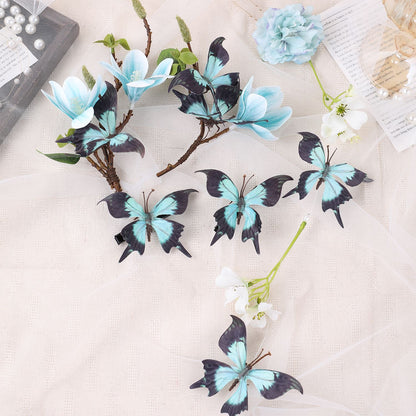 Ancient Style Magnolia Flower Hairpin Fairy Tassel Braided Hanfu Accessory