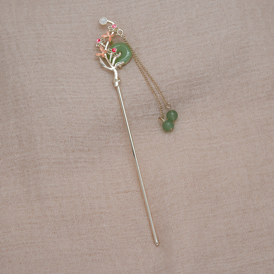 Butterfly Tassel Hairpin | New Chinese Style Elegant Hanfu Step Hair Accessory