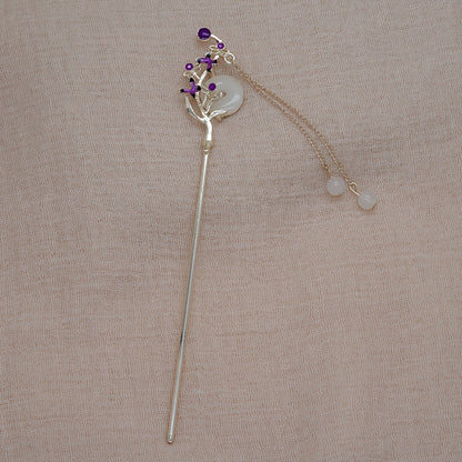 Butterfly Tassel Hairpin | New Chinese Style Elegant Hanfu Step Hair Accessory