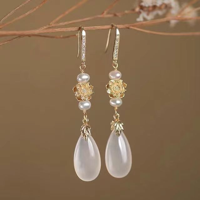 mitation Pearl Earrings | 2025 New Chinese Style High-End Niche Design