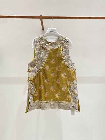 National Style Exquisite Embroidered Vest