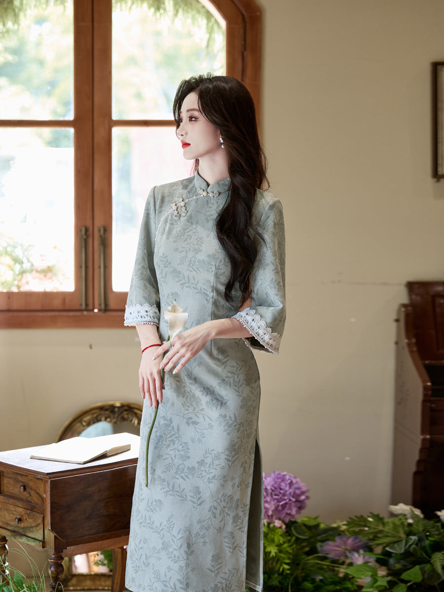 New Chinese Style Qipao – Improved Youth Daily Wear Dress