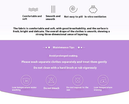 Oriental Ancient Hanfu — Restored Fairy Purple Spring Summer Set