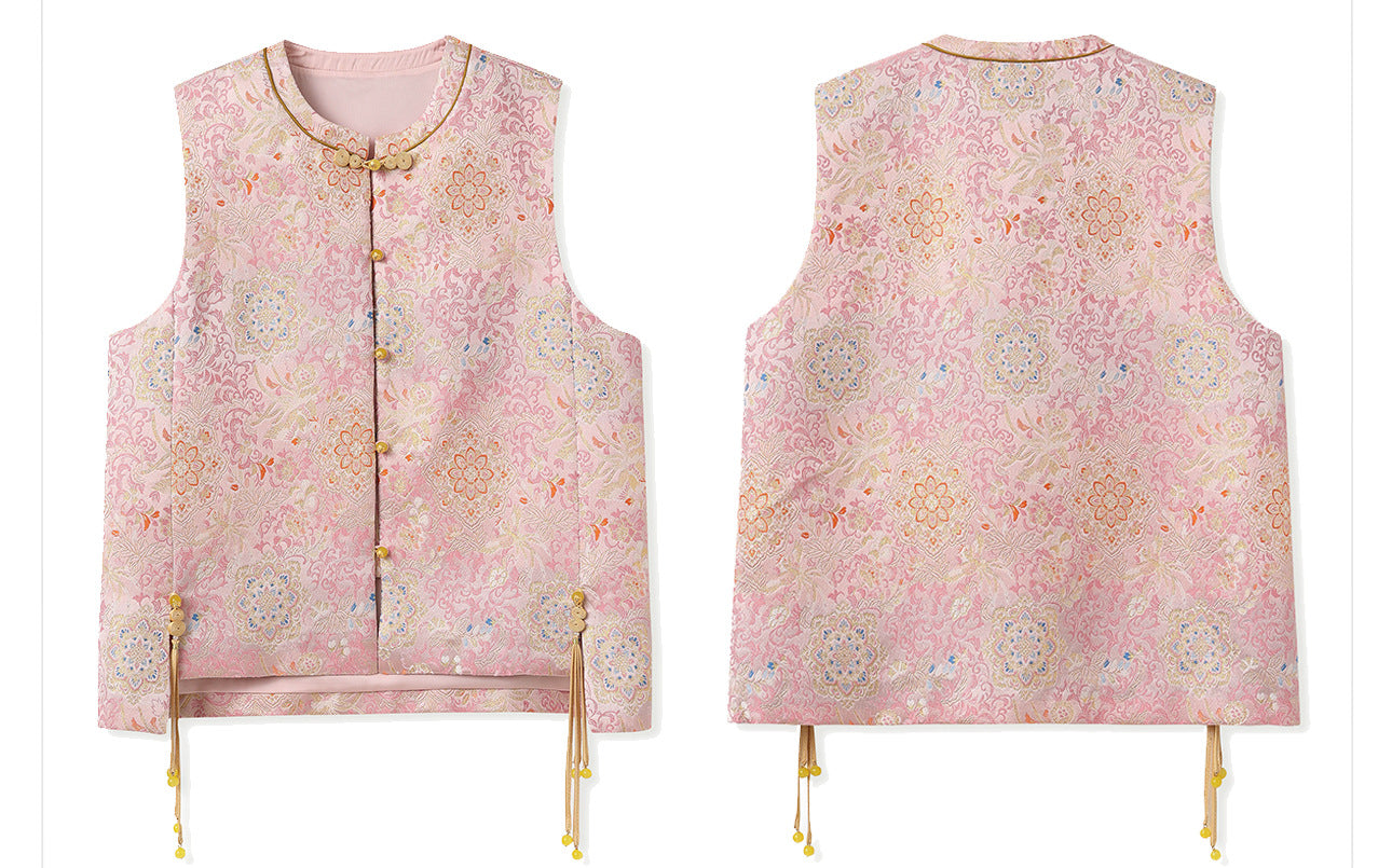 Early Autumn Retro Embroidered Vest | New Chinese Style Women's Top