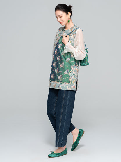 Elegant Petite Straight-Leg Jeans, High-Waist Design