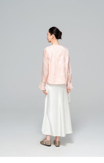 Sophisticated Sleeveless Retro Silk Vest