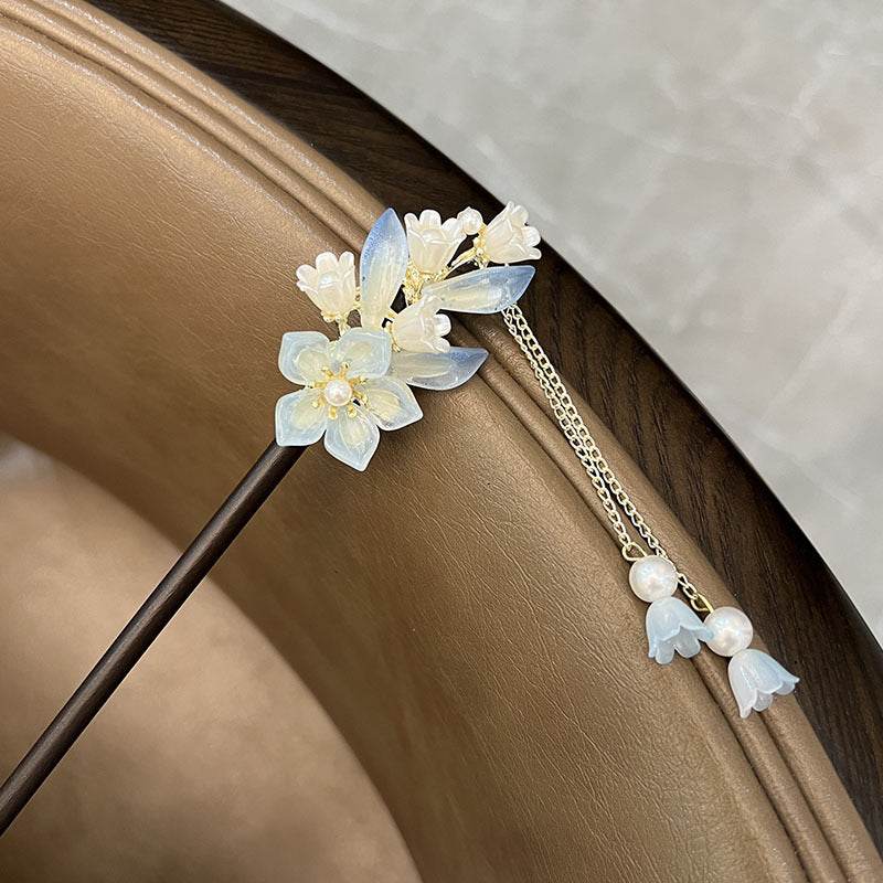 Wooden Lily of the Valley Hairpin | New Chinese Style Ancient Handmade Hairpin