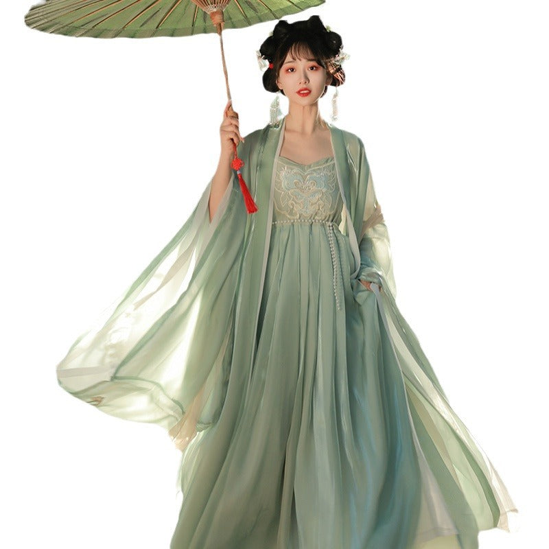 Super Fairy Hanfu Outfit — Improved Zen Hezi Dress for Women