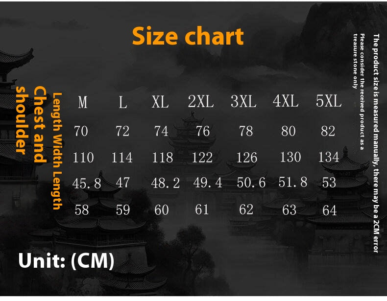 Chinese Style Mens Slanted Collar Hanfu Shirt Long Sleeve Tea Dress