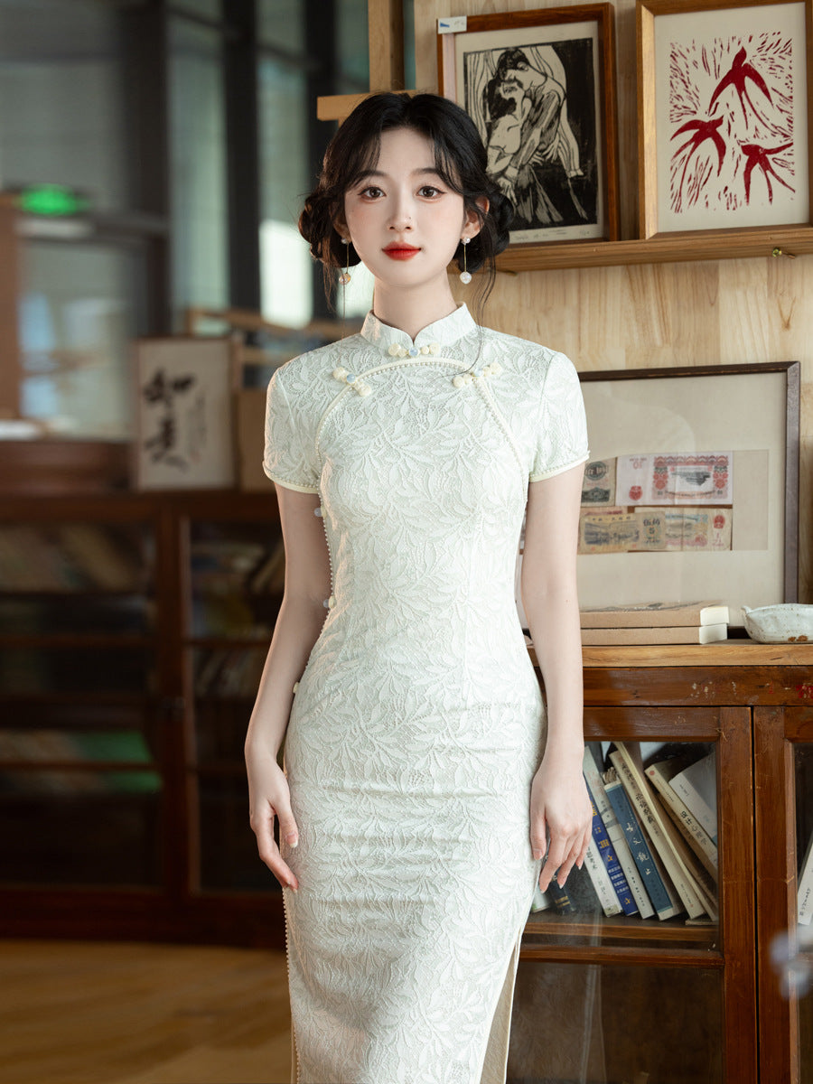 Retro Elegant Qipao – Youthful Daily Chinese Style Dress