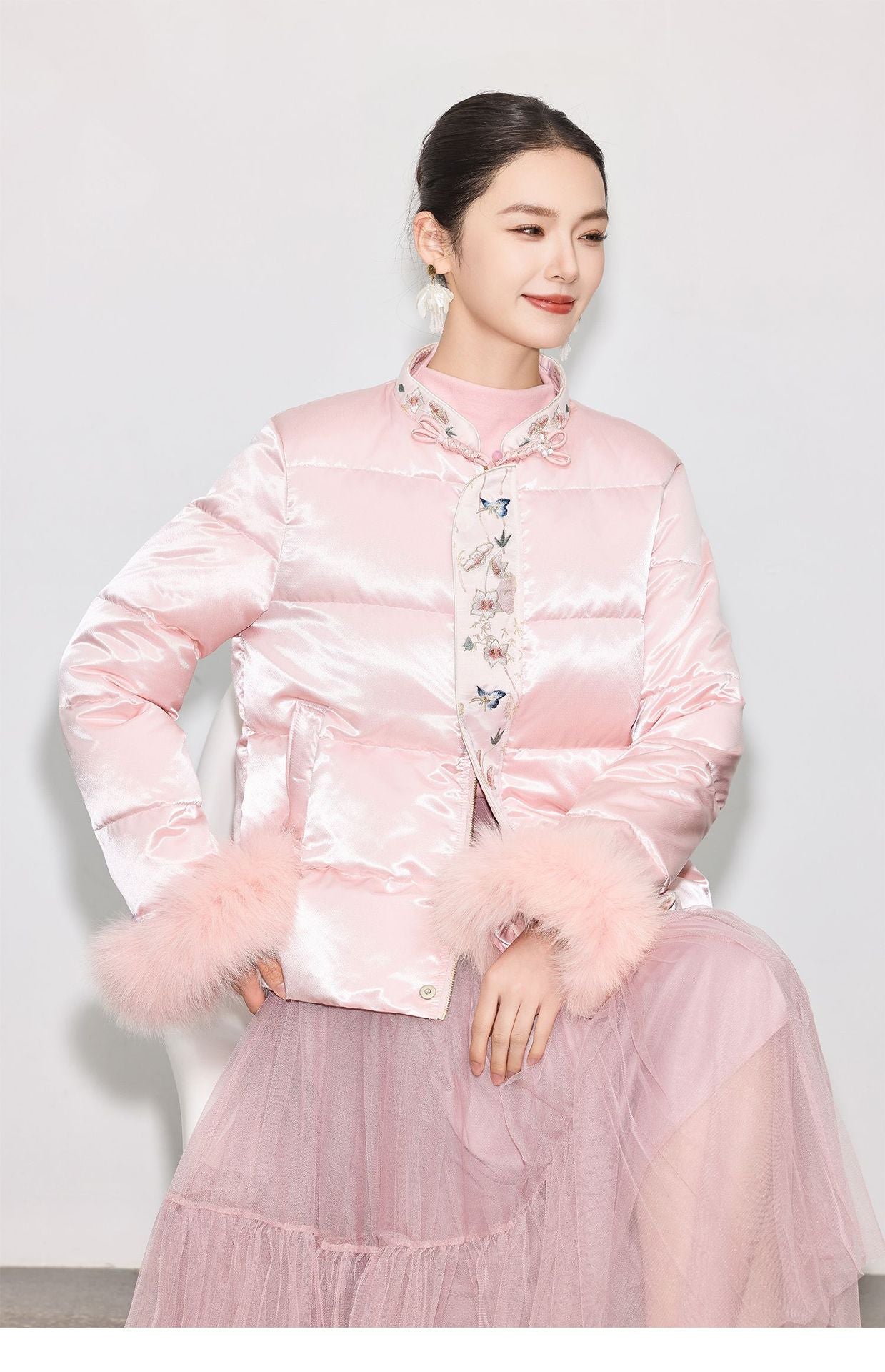 Luxury Pleated Mesh Skirt — Fairy-Inspired Layered Hem Midi