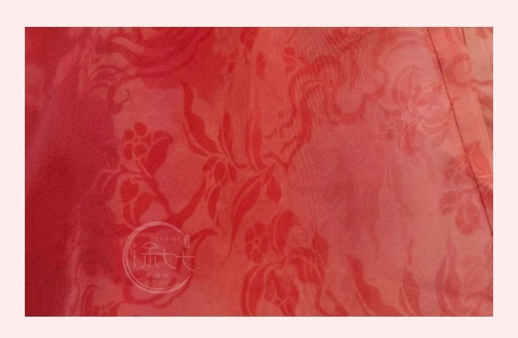 Women's Tang Dynasty Hanfu Winter Embroidered Shirt & Cloak Set