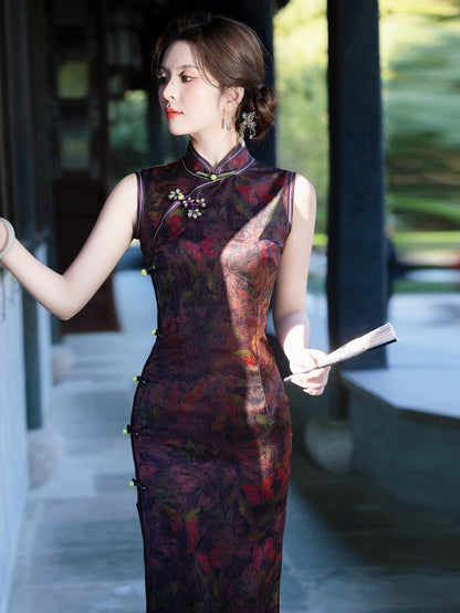 Exquisite Waist-Cinching Qipao – Elegant Everyday Wear Dress