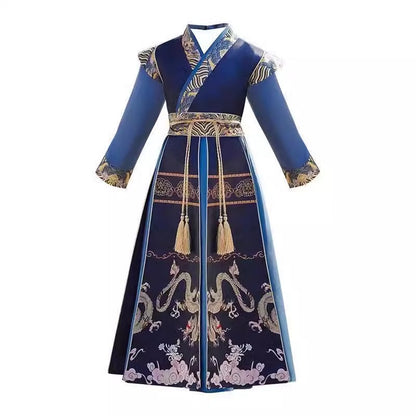 Boys’ Spring Autumn Hanfu | Ancient Style Handsome Tang Suit Costume