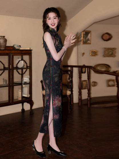 Exquisite Waist-Cinching Qipao – Elegant Everyday Wear Dress
