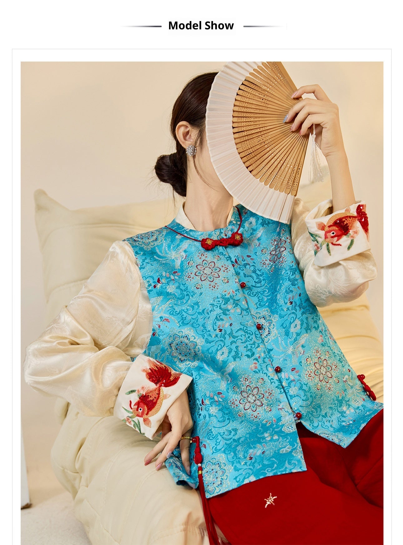 Early Autumn Retro Embroidered Vest | New Chinese Style Women's Top