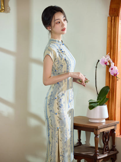 Artistic Chinese Qipao – Breathable Side Eight-Button Dress