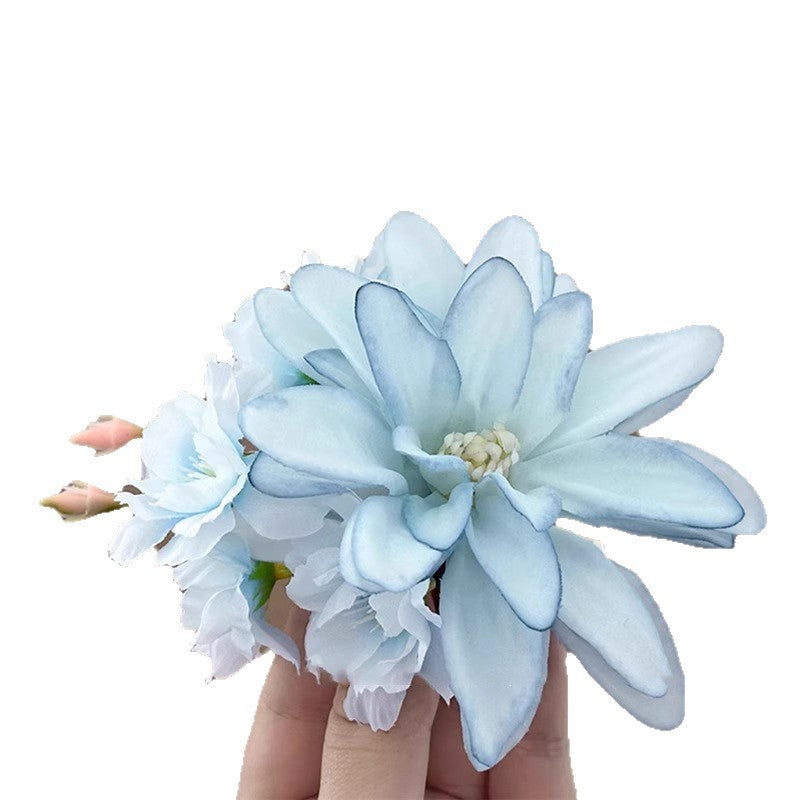 Floral Hair Clip New Chinese Style Beach Holiday Updo Hair Accessory
